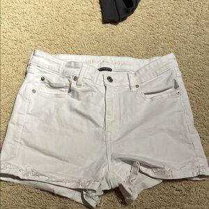 American Eagle Outfitters Women's White Jean Shorts- size 12
